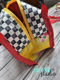 Foxy Boxy Boxed Ends Zip Bag 5x7, 6x10, 7x12, 8x12 DIGITAL DOWNLOAD embroidery file ITH In the Hoop 1122