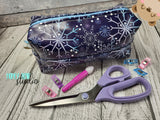 Foxy Boxy Boxed Ends Zip Bag 5x7, 6x10, 7x12, 8x12 DIGITAL DOWNLOAD embroidery file ITH In the Hoop 1122