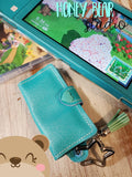 Teeny Tiny Game Card USB Holder for 4x4 and 5x7  DIGITAL DOWNLOAD embroidery file ITH In the Hoop May 2020