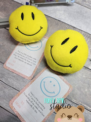Hug To Hold Big Smile Softie Plush Stuffies File for 4x4, Plush DIGITAL DOWNLOAD embroidery file ITH In the Hoop 0426 01