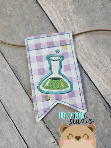 AddiePoo Potion Flag Banner Piece 4x4 DIGITAL DOWNLOAD embroidery file ITH In the Hoop 0823 03