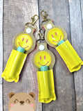 Big Smile Lip Balm Holder 4x4 and 5x7 DIGITAL DOWNLOAD embroidery file ITH In the Hoop 1225 01
