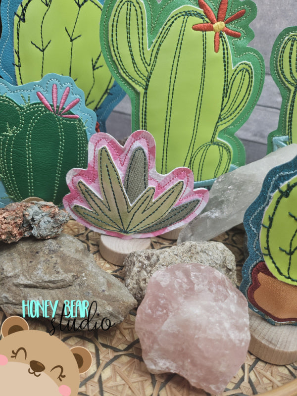 succulent dst BIG VALUE Cactus Succulent on a Stick Plant Stake set 4x4 and 5x7 DIGI –  Honey Bear Studio