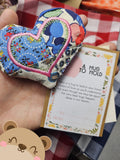 Hug To Hold Heart Softie Plush Stuffies File for 4x4, 5x7 Plush DIGITAL DOWNLOAD embroidery file ITH In the Hoop 1225 01