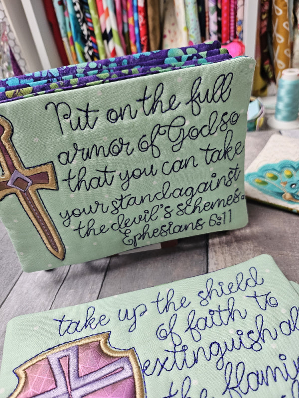 Full Armor of God Ephesians Bible Applique MUG RUG 5x7 In the Hoop ...