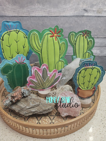 succulent dst BIG VALUE Cactus Succulent on a Stick Plant Stake set 4x4 and 5x7 DIGI – Honey Bear Studio