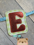Bubble Letters Merry Christmas Banner 4x4  DIGITAL DOWNLOAD embroidery file ITH In the Hoop 0923 02
