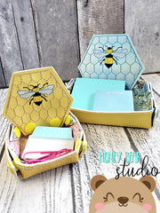 Snap Trays for Small Hoops BEE set 4x4 5x7 DIGITAL DOWNLOAD embroidery file ITH In the Hoop 0224 03
