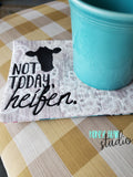 Farm Life MUG RUG pack 6 Designs Pack 5x7 DIGITAL DOWNLOAD embroidery file ITH In the Hoop 0221