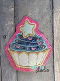 16 Candles Birthday Cupcake Mini Ornament Set 4x4 DIGITAL DOWNLOAD embroidery file ITH In the Hoop 0822
