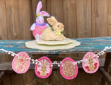 Easy Applique Easter Egg Banner Piece  DIGITAL DOWNLOAD embroidery file ITH In the Hoop Feb 19, 2019