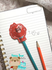 Little SWOOSH Monster Heart Valentine pencil topper for 4x4  DIGITAL DOWNLOAD embroidery file ITH In the Hoop Jan 18 2019