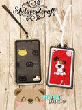 Simple Rectangle Applique Bookmark Regular for 4x4 and 5x7 DIGITAL DOWNLOAD embroidery file ITH In the Hoop 0622