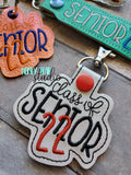 Class of 2022 Senior Snap Tab, Eyelet BIG SET DIGITAL DOWNLOAD embroidery file ITH In the Hoop 0322