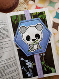 Panda Bear Kawaii Book Band 4x4 DIGITAL DOWNLOAD embroidery file ITH In the Hoop March 11, 2019