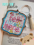 Fell Asleep Here Bookmark Regular for 4x4  DIGITAL DOWNLOAD embroidery file ITH In the Hoop 0322