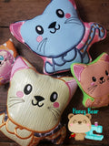 Kawaii Kitty Softie Plush Stuffies File for 4x4, 5x7, 6x10, 7x12, 8x12 Plush DIGITAL DOWNLOAD embroidery file ITH In the Hoop May 29, 2019