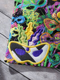 Mardi Gras Festival Mask Jester Fleur de Lis COASTER and MUG RUG pack Big VALUE 6 Designs Pack 4x4 5x7 DIGITAL DOWNLOAD embroidery file ITH In the Hoop 0121