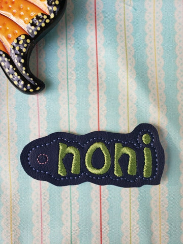Noni snap tab, or eyelet fob for 4x4  DIGITAL DOWNLOAD 1 embroidery file ITH In the Hoop Apr 11 2019