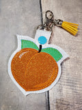 TOOTY FROOTY fruit fobs SET 2 TWO snap tab or eyelet for 4x4  DIGITAL DOWNLOAD embroidery file ITH In the Hoop 092020