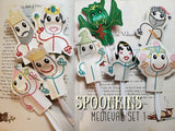 Spoonkins Puppet SET Medieval Court 4x4  DIGITAL DOWNLOAD embroidery file ITH In the Hoop June 11, 2019