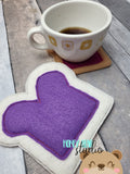 Toast and Jam PBJ Feltster Coaster Giant Feltie Set 4x4 5x7 DIGITAL DOWNLOAD embroidery file ITH In the Hoop 0423 02